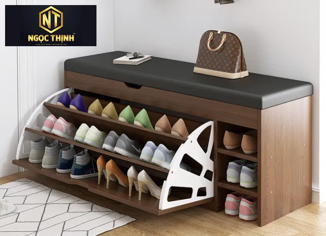 Xưởng Nội Thất Ngọc Thịnh Long Thành - Đồng Nai - Tủ giày âm cầu thang - TGNT13 Xưởng Nội Thất Ngọc Thịnh Long Thành - Đồng Nai - Tủ giày âm cầu thang - TGNT13